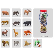 Mainan Anak Animal Set Miniatur Hewan Binatang Karet Animal Figure Edukasi Kado