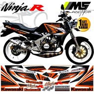 Decal Sticker Striping Variasi Motif Ori Ninja R 150 2013 Putih Pink / Ninja Ss 150 - Ninja R/Ss 2 T
