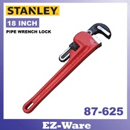 18 Inch STANLEY PIPE WRENCH LOCK 18" 87-625
