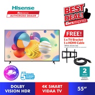[FREE SHIP + GIFT] Hisense A6100K Series 4K UHD Smart TV, Vidaa TV (55") 55A6100K