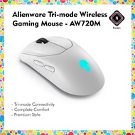 ALIENWARE TRI-MODE WIRELESS GAMING MOUSE - AW720M (LUNAR LIGHT)