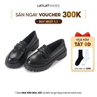 [Ready Stock] Oxford Shoes With High Sole 4cm In Height Easy To Walk 4cm In Height And PU Leather 4c