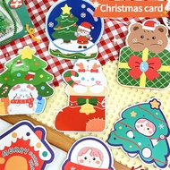 Cute Merry Christmas Greeting Card Cartoon Santa Claus Gift Greeting Card Christmas Gift