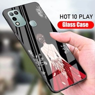 INFINIX HOT 10 PLAY - Softcase Glass Kaca - S05 - Casing Hp - INFINIX HOT 10 PLAY- Pelindung hp-Case Handphone - SoftCase Kaca INFINIX HOT 10 PLAY -