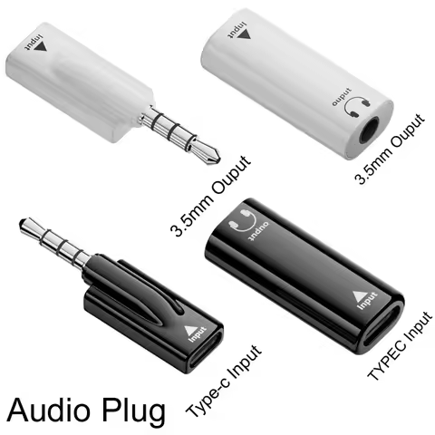 USB TYPE-C Female To DC 3.5mm Plug Male & Female Headphone Cable Adapter CD Player Audio Car Aux For
