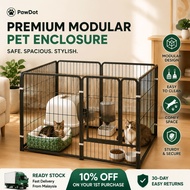 Cat Fence DIY Pet Playpen Cat Cage Pen Fence Heavy Duty Foldable Cat Fence Indoor Outdoor