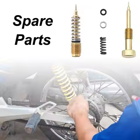 Replacement Air Fuel Mixture Screw Kit Accessories Repair Kit Idle Speed Adjuster for Harley/CV40/Ke