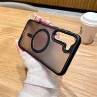 Case For Samsung Galaxy A07 A17 A27 A37 4G/5G S25Fe S24Fe S23Fe Magnetic Hard Back Cover Shipped Fro