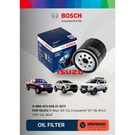 Bosch Oil Filter for Isuzu D-Max 2003-2013, Crosswind 2007-2019, 4HJ1 (2003-2011), MUX