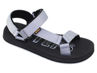 Sandal đế bằng nam/nữ Bitas STEPS.01 (Đen + Kem + Xám + Xanh nhớt)