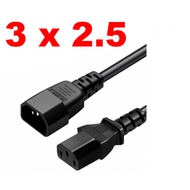 C13 C14 power cord 1.5m long, 3m wide cord 3*2.5mm2