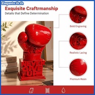 EGN Premium 3D Printed Boxing Glove Figurine Never Give Up Inspirational Table Ornament for Graduati