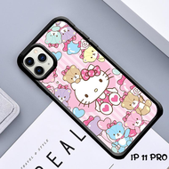 CASE IPHONE 11 PRO SOFTCASE WANITA CASING PRIA MOTIF [ KITTY ] - PREMIUMCASE LIPPO ACC
