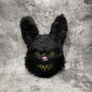 top bunny mask LED Halloween Horror Rabbit Bear Mask Black Bear Black Rabbit Mask Nightclub Party De