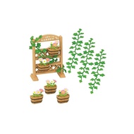 Sylvanian Families Furniture "Flower &amp; Ivy Set" KA-613 ST Mark Certified 3 Years and Over Toy Doll House Epoch Sylvanian Families Epoch Co., Ltd.
