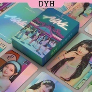 DYH 55pcs/box IVE Laser Card Photocards IVE ALIVE Holographic LOMO Card KPOP Album