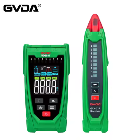 GVDA Professional Wire Tracker Anti-interference Network Cable Tester Telephone Diagnose Tone Tracer