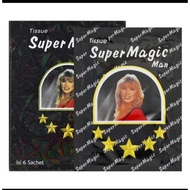 NOT FOR SALE - Tissue Super Magic for Men 1 Sachets | Tissue Super Magic Man