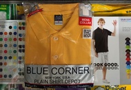 BLUE CORNER POLO SHIRT FOR MENS YELLOW GOLD