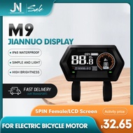 Ebike LCD Color Display M9 24V 36V 48V 52V 60V 72V SM/Waterproof Plug Use For UART2 Protocol Control