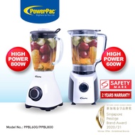 PowerPac Professional High Power Blender, Bubble Tea Blender, Commercial Blender with Glass Jug (PPB