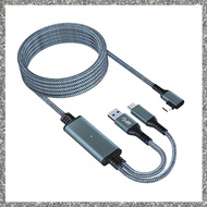 (GJFZ) For Meta/ Quest 3 Link Cable 5M VR Data Cable 2A Fast Charging 5Gbps High Speed Data Transfer