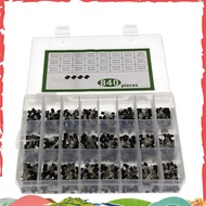 840Pcs/Set 24Values TO-92 Transistor BC547 BC327 BC337 2N2222 3904 PNP/NPN Transistors Set Electroni