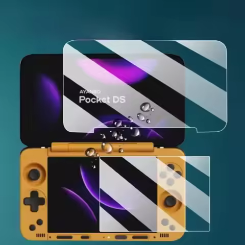 For AYANEO Pocket DS Screen Protector Tempered Glass for Ayaneo PocketDS 2PCS Clear Full Coverage Pr
