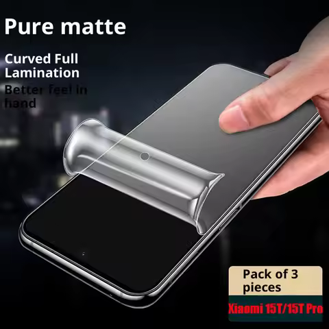 1-3Pcs For Xiaomi 15T Pro Soft TPU Matte Hydrogel Film for Xiaomi 15T Pro 15T Front Clear Full Cover