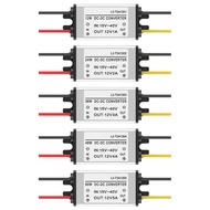 <NEW> 24V to 12V DC-DC Converter 1A~ 5A Power Supply Converter with Aluminum Shell