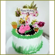 ◫ § ✤ Plantita Theme Cake Topper