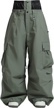 GSOU SNOW Super Baggy Snowboard Pants Men Waterproof Windproof Sports Clothes Insulated Loose Fit Sk