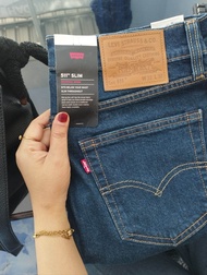 Celana Panjang Levis 511 Slim Original Selvedge Pakaian Pria Bawahan