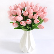 yudie 1/5/10pcs Artifical Flowers Real Touch Faux Tulip Stems PU Tulip Bouquet for Home Office Easte