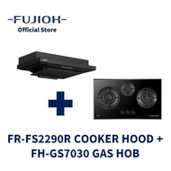 FUJIOH FR-FS2290R Made-in-Japan Cooker Hood + FH-GS7030 Gas Hob with 3 Burners