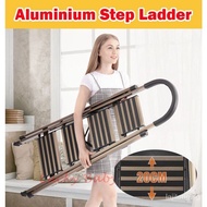 【In stock】Aluminium Alloy LadderStool Step Foldable Ladder/ Stepsfitted anti-slip pad on each steps.Easy and Compact R7QV