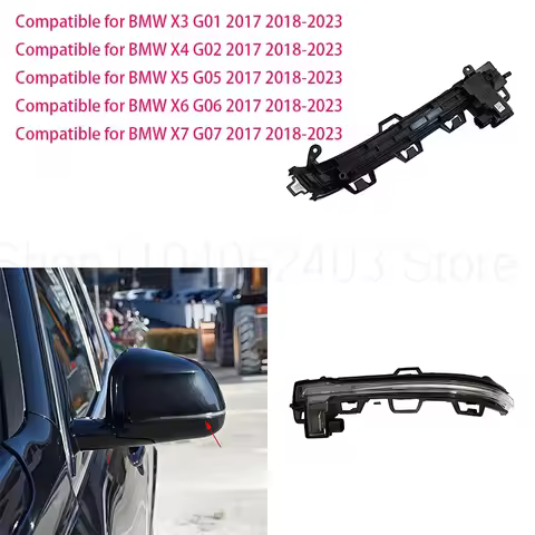 Car Side Rearview Mirror Turn Signal Light for BMW X3 G01 X4 G02 X5 G05 X6 G06 X7 G07