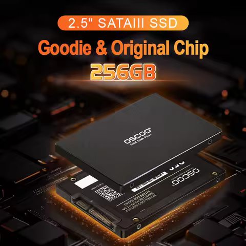OSCOO SSD SATA3 2.5inch SSD Hard Disk Original and "Goodie Chip" 256GB 3D TLC NAND Flash Internal SA