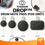 Tandem Drop 40g / 60g / 120g / 200g / Set Drum Mute Pads (Fog Grey) มิ้วกลอง มิ้วหนังกลอง มิ้วหนังหน