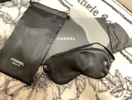 Chanel VIP稀有禮品、黑色絲質眼罩套裝。收藏、送禮👍