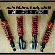 D2 hilow bodyshift adjustable axia/bezza