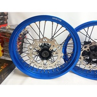 Supermoto WR155 CRF150L Full Expedition Rim Set Expedition 300/ 350-17 36H Expedition Drum Set Doubl