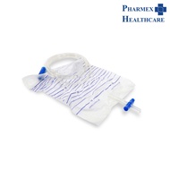 Assure Urine Bag Sterile 2L T-Outlet With 120cm Tubing