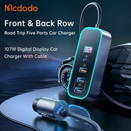 Mcdodo 107W LΕD Digital Display 5 Ports Car Charger For iPhone 14 Pro Max 13 12 11 14 Plus XS XR XS 