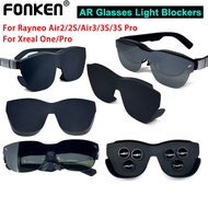 Fonken Silicone Light Blocker For Rayneo Air2/2S/Air3/3S/3S Pro AR Glasses Outdoor Light Blocking Du