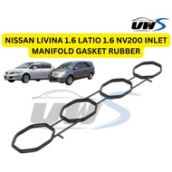 NISSAN LIVINA 1.6 LATIO 1.6 NV200 INLET MANIFOLD GASKET RUBBER