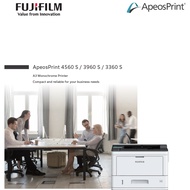 FujiFilm ApeosPrint 3960 S. A3/A4 Monochrome Desktop Printer.