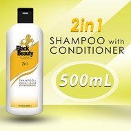 WISHMART Original Black Beauty 2-in-1 Shampoo with Conditioner. Hair Thickening Pangkabayo Pampakapal Papatubo ng buhok Kabayo Horse Shampoo