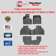 WeatherTech BMW X7 40i X7 50i ALPINAXB7 X7 M50i X7 M60i Car Floor Mats - Genuine USA 451507-1-3-5