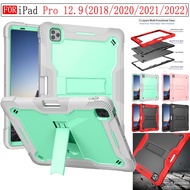 For iPad Pro 12.9 2018/2020/2021/2022 12.9 inch Slim Heavy Duty Shockproof Rugged Full Body Protective Case